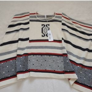 New 🎀 Fine organic Alpaca wool Handmade in Peru poncho folklore